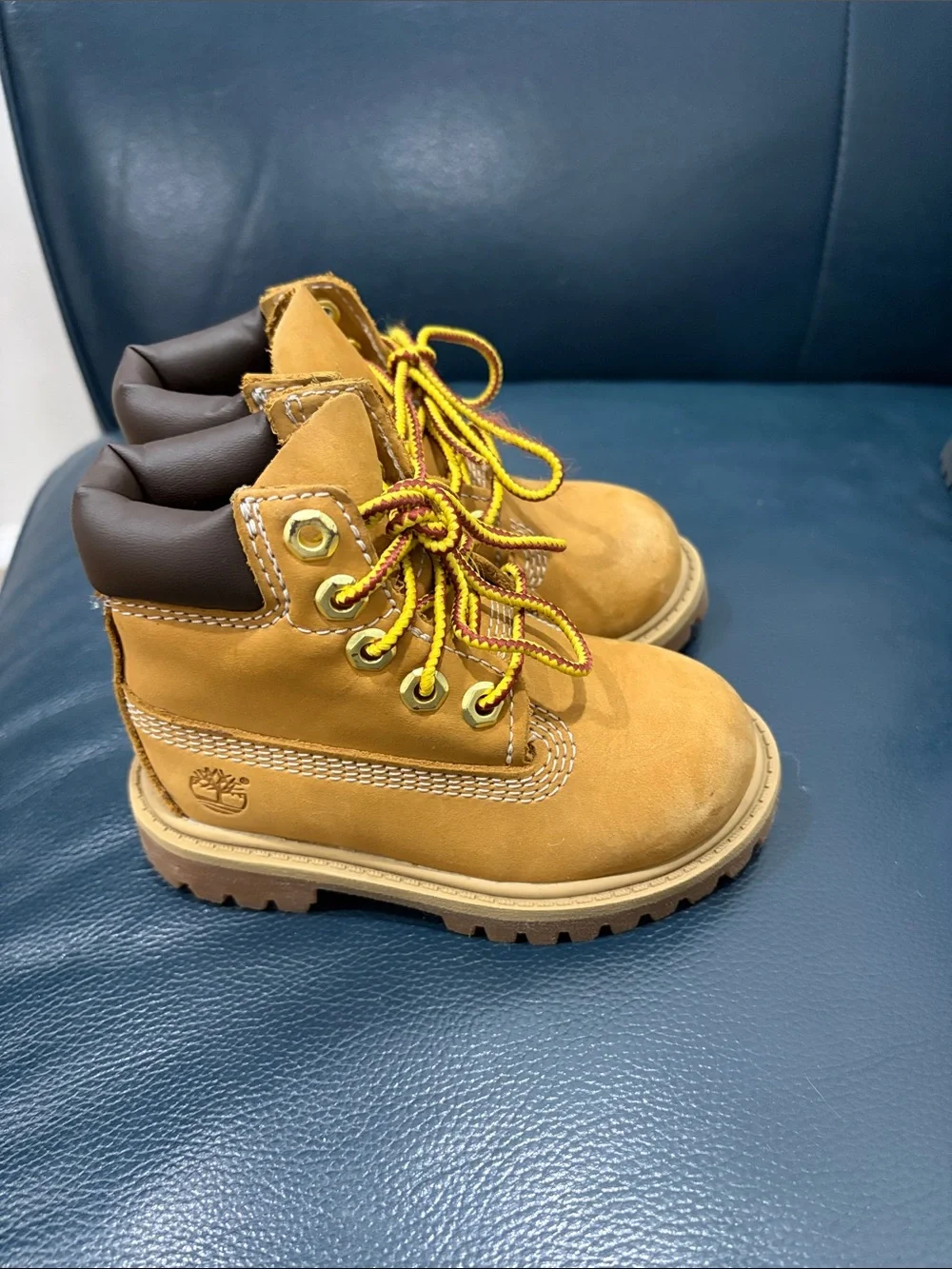 Timberland Kids Wheat/Tan Lace-Up Work Boots